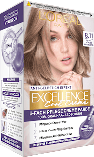 Haarfarbe Cool Creme 8.11 Hellblond  L'ORÉAL PARiS EXCELLENCE Creme