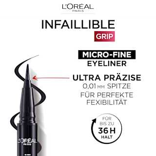 Eyeliner Infaillible 36H Micro 01 Obsidian L'ORÉAL PARiS