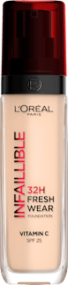 Foundation Infaillible 32H Fresh Wear, 20 Ivory, LSF 25 L'ORÉAL PARiS