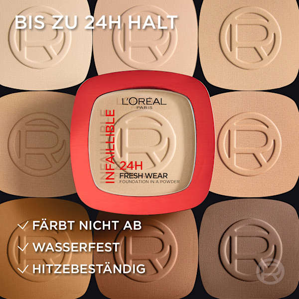 Foundation Puder Infaillible 24H Fresh Wear 200 Golden Sand L'ORÉAL PARiS