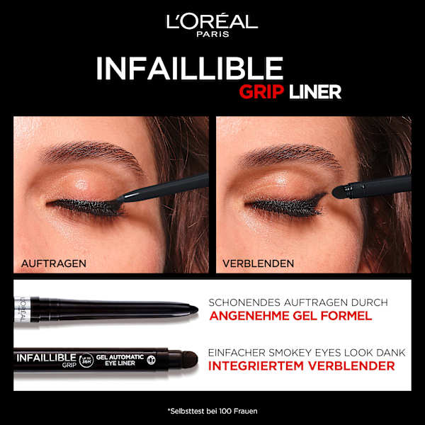 Gel Eyeliner Infaillible Automatic Grip 01 Intense Black L'ORÉAL PARiS