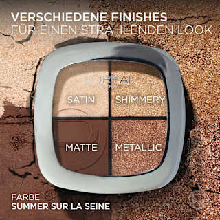 Lidschatten Palette Rendez-Vous Couleur, Eye & Cheek Quad, Summer Sur La Seine L'ORÉAL PARiS