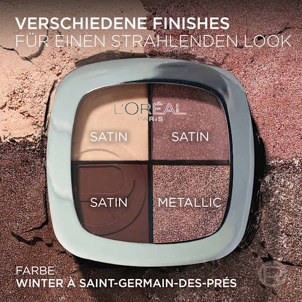 Lidschatten Palette Rendez-Vous Couleur, Eye & Cheek Quad, Winter À Saint-Germain-Des-Prés L'ORÉAL PARiS
