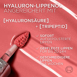 Lippenöl Plump Ambition 650 Nude Macaron L'ORÉAL PARiS