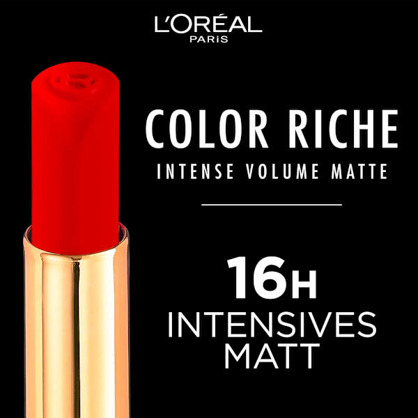 Lippenstift Color Riche Intense Volume Matte 300 Le Rouge Confident L'ORÉAL PARiS
