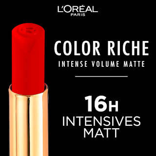 Lippenstift Color Riche Intense Volume Matte 300 Le Rouge Confident  L'ORÉAL PARiS