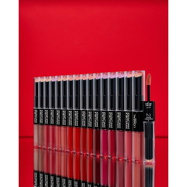 Lippenstift Infaillible 2-Step 435 Fearless Corail L'ORÉAL PARiS