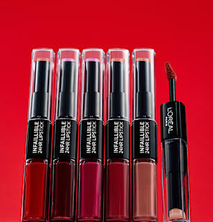 Lippenstift Infaillible 2-Step 435 Fearless Corail L'ORÉAL PARiS