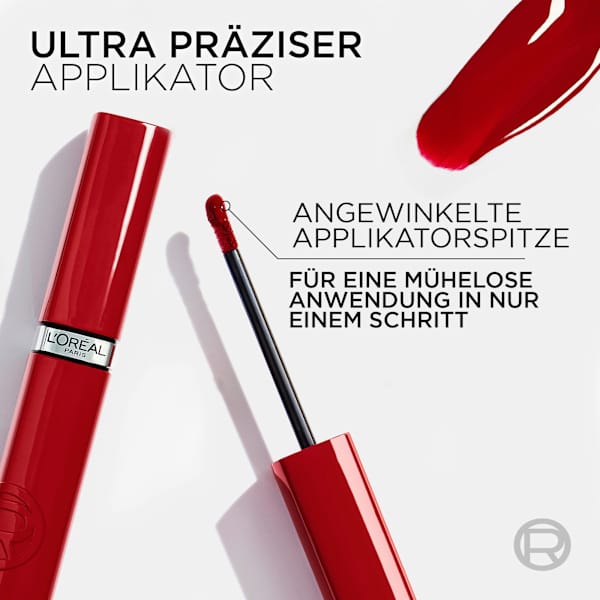 Lippenstift Infaillible Laque Resistance 16H 415 Red Bisou L'ORÉAL PARiS