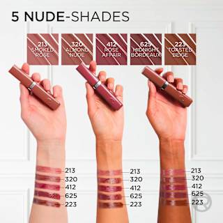 Lippenstift Infaillible Laque Resistance Nudes 412 Rose Affair, L'ORÉAL PARiS