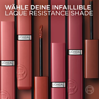 Lippenstift Infaillible Laque Resistance Nudes 412 Rose Affair, L'ORÉAL PARiS