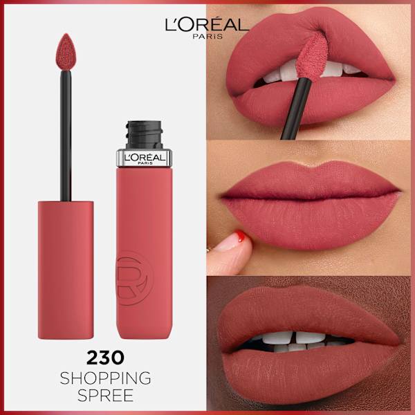 Lippenstift Infaillible Matte Resistance 16H, 230 Shopping Spree L'ORÉAL PARiS