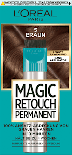Ansatzset zur Abdeckung von grauem Haar, 5 Braun L'ORÉAL PARiS MAGIC RETOUCH