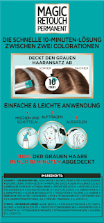 Ansatzset zur Abdeckung von grauem Haar, 6 Hellbraun L'ORÉAL PARiS MAGIC RETOUCH