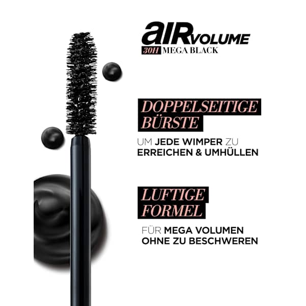 Mascara Air Volume 30H Mega Black L'ORÉAL PARiS