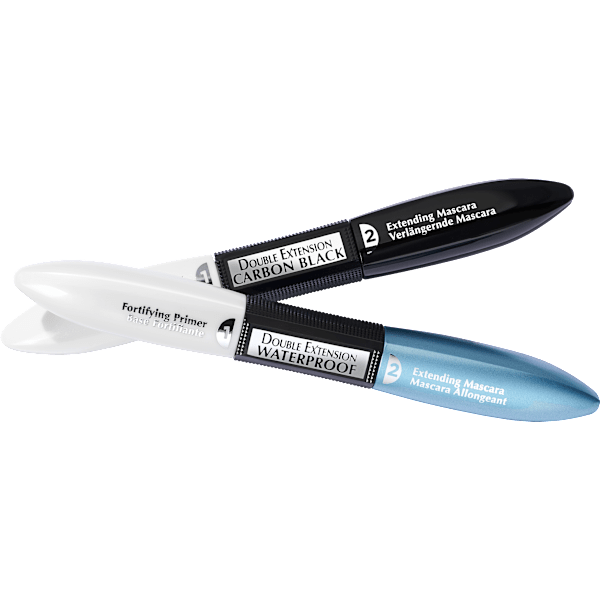 Mascara Double Extension Carbon Exra-Black L'ORÉAL PARiS