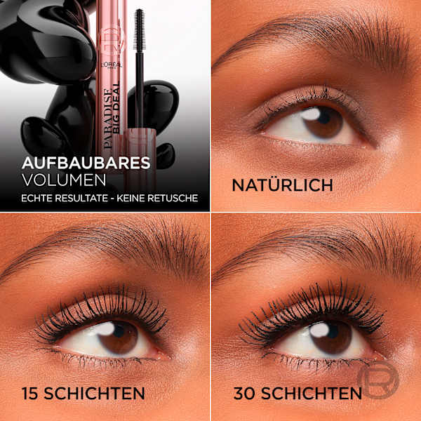 Mascara Paradise Big Deal Schwarz  L'ORÉAL PARiS