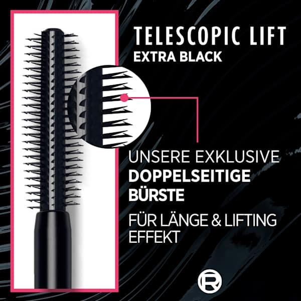 Mascara Telescopic Lift Extra Black  L'ORÉAL PARiS