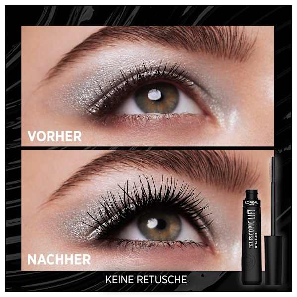 Mascara Telescopic Lift Extra Black  L'ORÉAL PARiS