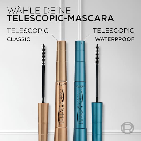 Mascara Telescopic Waterproof Schwarz L'ORÉAL PARiS