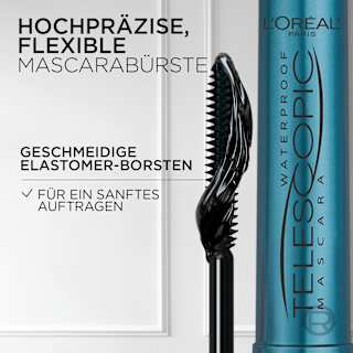 Mascara Telescopic Waterproof Schwarz L'ORÉAL PARiS