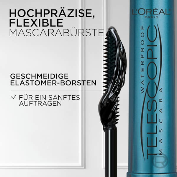 Mascara Telescopic Waterproof Schwarz L'ORÉAL PARiS