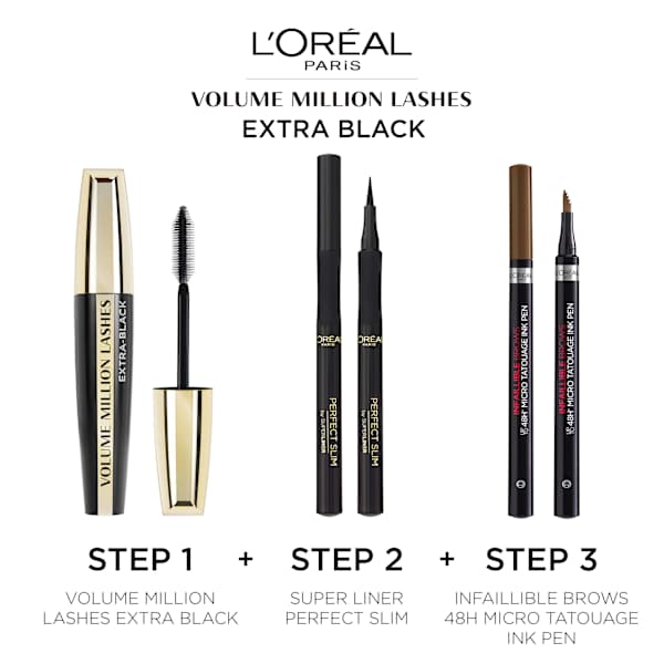 Mascara Volume Million Lashes Extra Black L'ORÉAL PARiS
