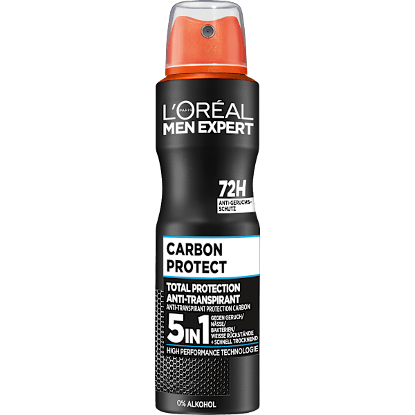 Antitranspirant Deospray Carbon Protect 5in1 L'ORÉAL PARiS MEN EXPERT