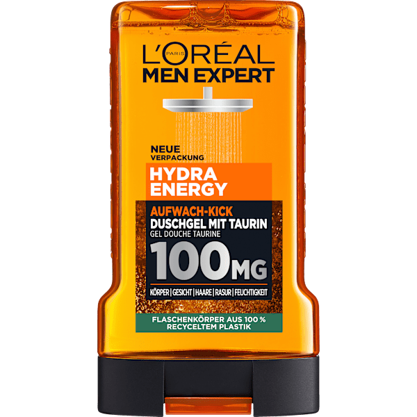 Duschgel Hydra Energy mit Taurin, Aufwach-Kick L'ORÉAL PARiS MEN EXPERT