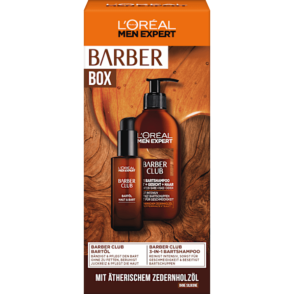 Geschenkset Barber Club, Barber Box 2tlg L'ORÉAL PARiS MEN EXPERT
