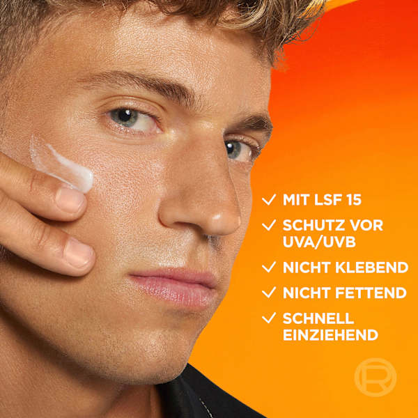 Gesichtscreme Hydra Energy, Feuchtigkeitspflege mit Vitamin C, 24h Anti-Müdigkeit LSF 15 L'ORÉAL PARiS MEN EXPERT