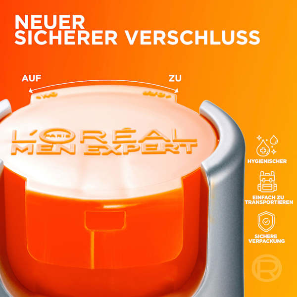 Gesichtscreme Hydra Energy, Feuchtigkeitspflege mit Vitamin C, 24h Anti-Müdigkeit LSF 15 L'ORÉAL PARiS MEN EXPERT