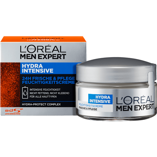 Gesichtscreme Hydra Intensive, Feuchtigkeitscreme 24h Frische & Pflege L'ORÉAL PARiS MEN EXPERT