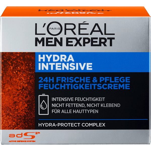 Gesichtscreme Hydra Intensive, Feuchtigkeitscreme 24h Frische & Pflege L'ORÉAL PARiS MEN EXPERT
