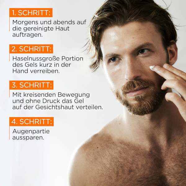 Gesichtsgel Hydra Energy, Kühlend & Anti-Glanz, 24h Anti-Müdigkeit L'ORÉAL PARiS MEN EXPERT