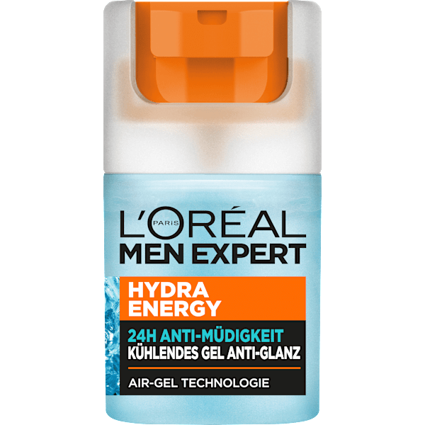 Gesichtsgel Hydra Energy, Kühlend & Anti-Glanz, 24h Anti-Müdigkeit L'ORÉAL PARiS MEN EXPERT