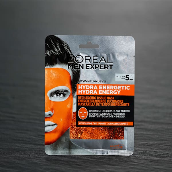 Tuchmaske Hydra Energy mit Taurin L'ORÉAL PARiS MEN EXPERT