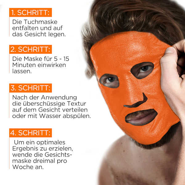 Tuchmaske Hydra Energy mit Taurin L'ORÉAL PARiS MEN EXPERT