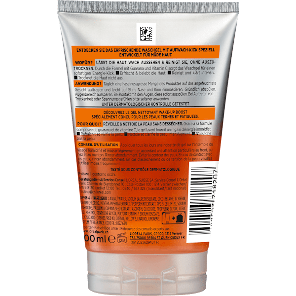 Waschgel Hydra Energy, Wake Up Boost Wash L'ORÉAL PARiS MEN EXPERT