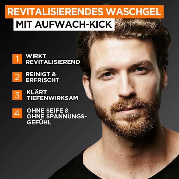 Waschgel Hydra Energy, Wake Up Boost Wash L'ORÉAL PARiS MEN EXPERT