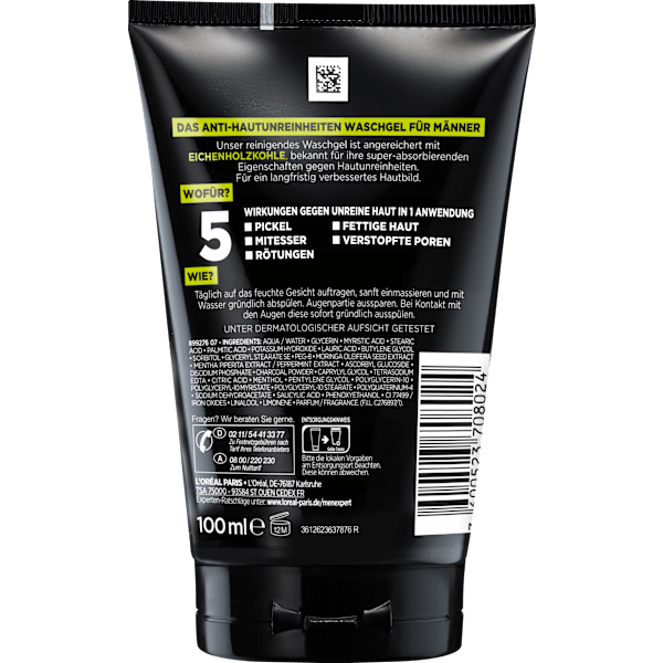 Waschgel Pure Carbon L'ORÉAL PARiS MEN EXPERT