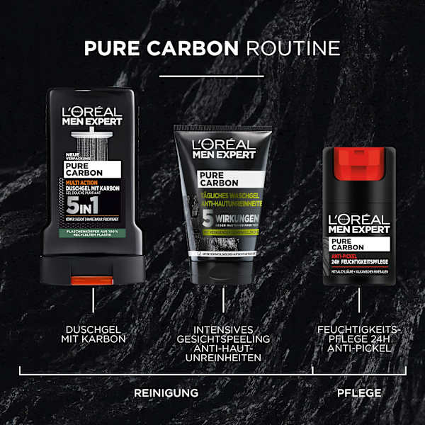 Waschgel Pure Carbon L'ORÉAL PARiS MEN EXPERT