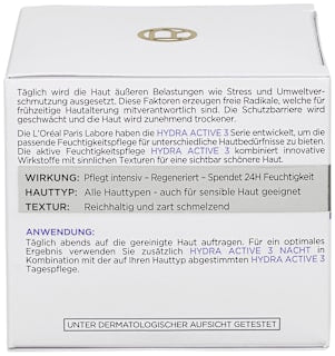 Nachtcreme Hydra Active 3 L'ORÉAL PARiS
