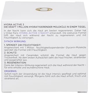 Nachtcreme Hydra Active 3 L'ORÉAL PARiS