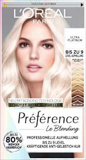 Haare Aufheller 9L Ultra Platinum L'ORÉAL PARiS PRÉFÉRENCE