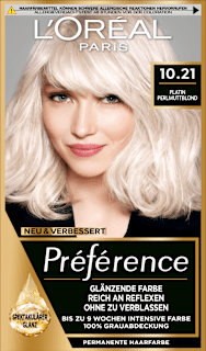 Haarfarbe 10.21 Platin Perlmuttblond L'ORÉAL PARiS PRÉFÉRENCE