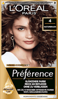 Haarfarbe 4 Naturbraun L'ORÉAL PARiS PRÉFÉRENCE