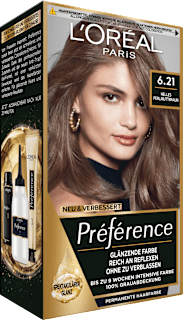 Haarfarbe 6.21 Helles Perlmuttbraun L'ORÉAL PARiS PRÉFÉRENCE