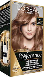 Haarfarbe 6 Natur Hellbraun L'ORÉAL PARiS PRÉFÉRENCE