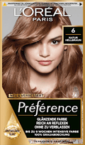 Haarfarbe 6 Natur Hellbraun L'ORÉAL PARiS PRÉFÉRENCE